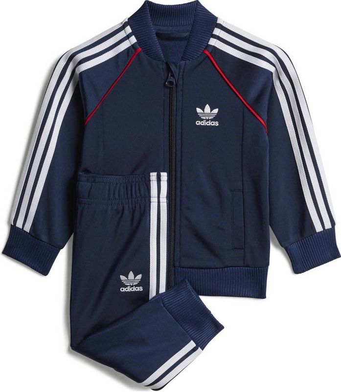 adidas - Trainingspak - Zwart - Polyester - Voor Baby's