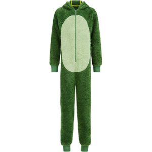 WE Fashion teddy onesie groen