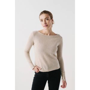 Caroll gebreide trui met met kasjmier en glitter