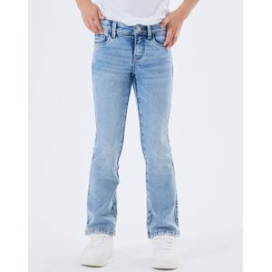 NAME IT KIDS bootcut fit jeans NKFPOLLY light blue denim