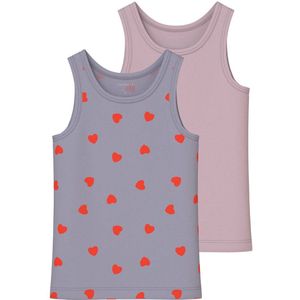 NAME IT MINI hemd - set van 2 lila/roze