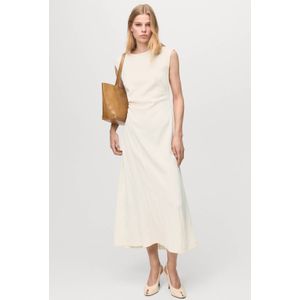 Mango midi jurk ecru