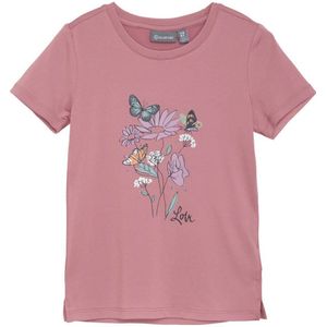 Color Kids T-shirt met printopdruk oudroze