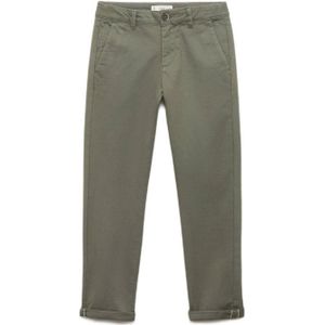 Mango - Kids - Casual Broek - Kaki - Straight Fit