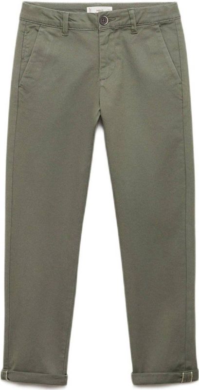 Mango - Kids - Casual Broek - Kaki - Straight Fit