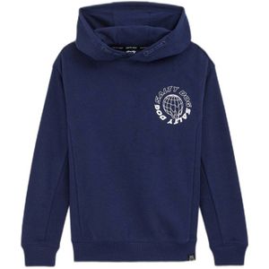 WE Fashion hoodie met backprint donkerblauw