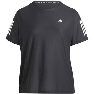 adidas Performance Plus Size hardloopshirt zwart