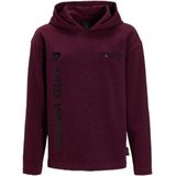 Me & My Monkey longsleeve met capuchon Kyle bordauxrood