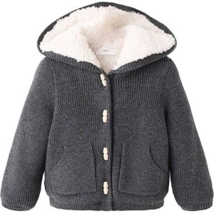 Mango Kids tussenjas antraciet