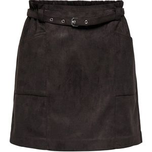 Only - ONLDIANE HEIDI LIFE - Minirok - Mole - Faux Suede