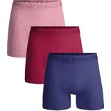 Muchachomalo boxershort - set van 3 roze / rood / blauw