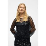 OBJECT - Blouse 'Maisy' - Zwart - Blouseshirt