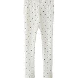 LIL' ATELIER MINI slim casual broek met hartjes