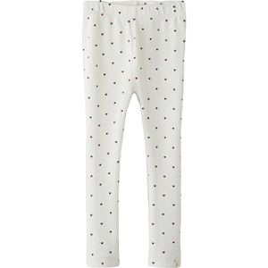 LIL' ATELIER MINI slim casual broek met hartjes