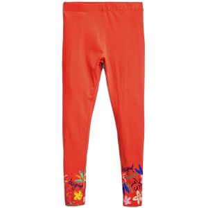 Desigual - Slim Legging - Rood - Stretchkatoen
