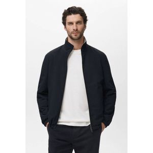 Mango Man tussenjas donkerblauw
