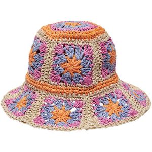ONLY crochet bucket hat ONLQUINN lila/roze