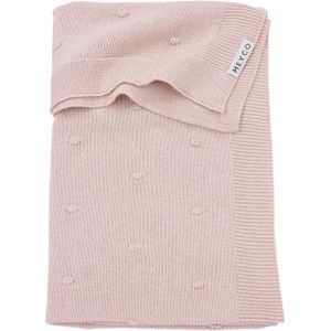 Meyco baby ledikantdeken Mini Knots 100x150 cm Soft Pink