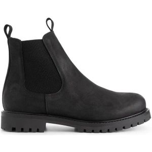 Travelin' - Talvik - Chelsea Boots - Zwart - Nubuck