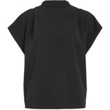 Vila - Vimerlano Funnelneck Top - T-shirt - Zwart - Dames