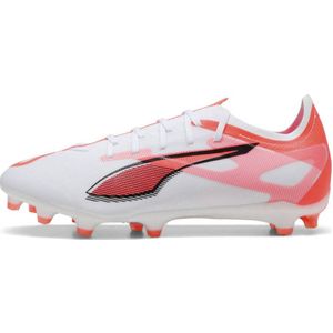 Puma Ultra 5 Match FG/AG Senior voetbalschoenen wit/zwart/rood