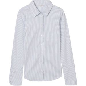 Cache Cache gestreepte blouse wit/ lichtblauw