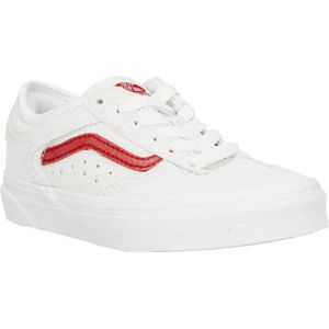 VANS - Rowley Classic - Sneakers - Wit/Rood - Leer/Textiel
