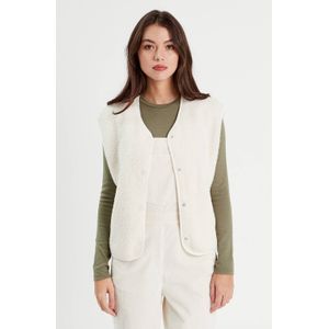 Cache Cache teddy gilet ecru