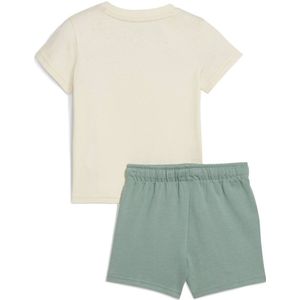 Puma shirt+ short ecru/groen