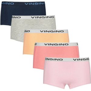Vingino shorts- set van 5 roze/multicolor
