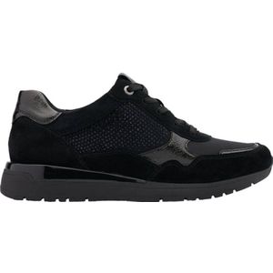 Medicus comfort leren sneakers zwart