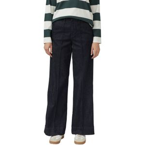 s.Oliver high waist wide leg jeans dark blue denim
