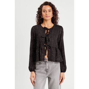 Cache Cache blouse zwart met glitter