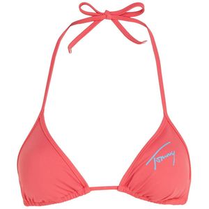 Tommy Hilfiger voorgevormde triangel bikinitop koraalrood