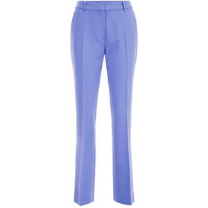 WE Fashion straight fit pantalon blauw
