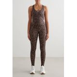Aim'n Sportbroek 'Cheetah'  bruin / cappuccino / zwart