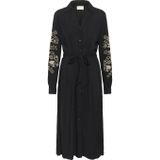 Cream blousejurk zwart