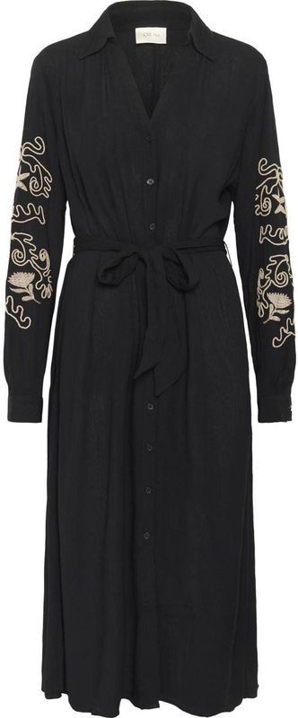 Cream blousejurk zwart