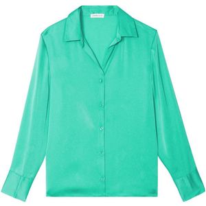 Cache Cache semi-transparante blouse groen
