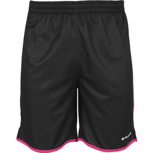 Stanno Junior voetbalshort Altius zwart/roze