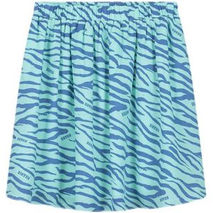 NIK&NIK rok Kenley met zebraprint helderblauw/donkerblauw