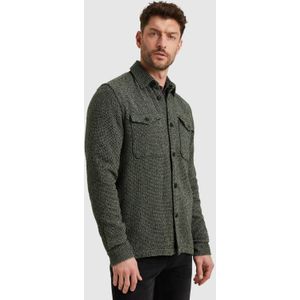 PME Legend - FANCY TWEEDLOOK - Hemd - Donker Groen