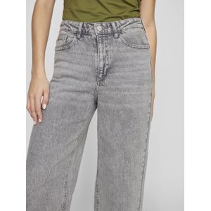 VILA high waist wide leg jeans grey