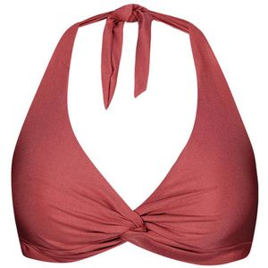 Barts voorgevormde halter bikinitop Isla koraalrood