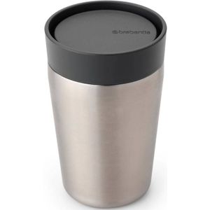 Brabantia Make & Take Thermosbeker - 0,2 l - Koffiebeker - Dark Grey