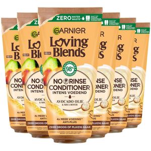 Garnier Loving Blends No Rinse Avocado conditioner - 6 stuks voordeelverpakking