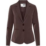 &Co Woman regular blazer donkerbruin