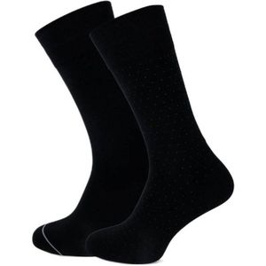 Marcmarcs sokken Alex met print - set van 2 zwart