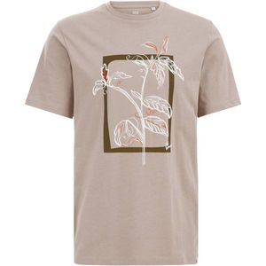 WE Fashion T-shirt met printopdruk elephant grey