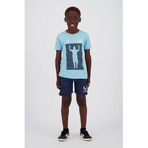 Messi T-shirt + korte broek blauw
